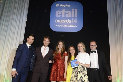 International Etailing Award winner - Topshop